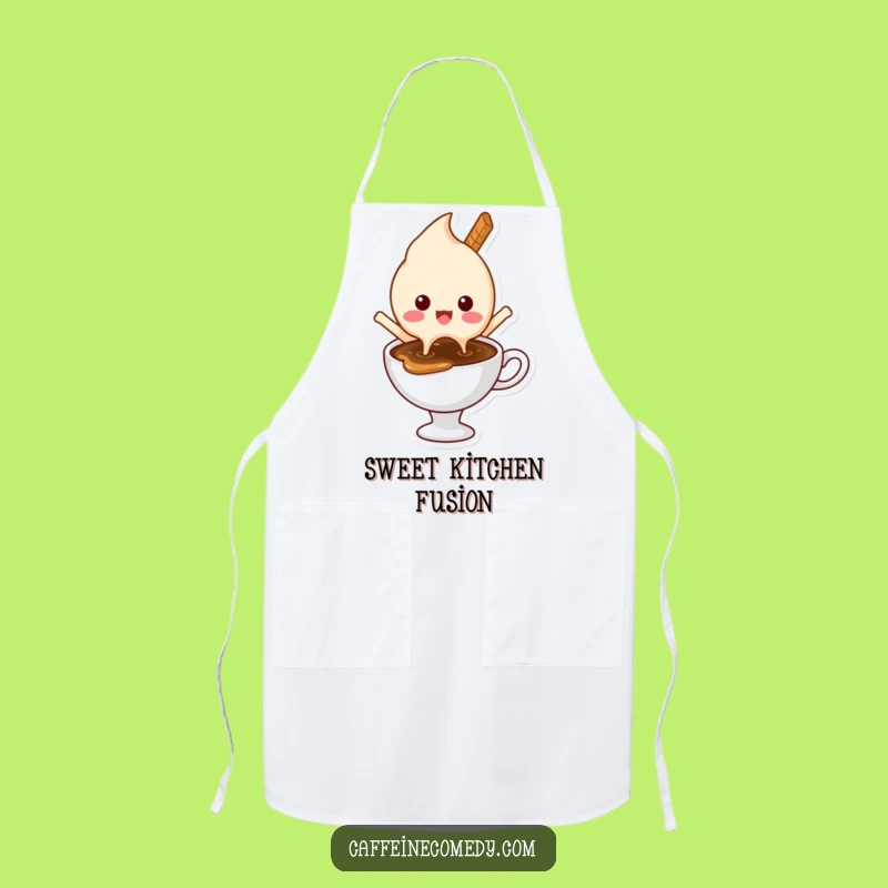 Funny Ice Cream Chef Apron - Hilarious Kitchen Accessory for Sweet Cooks
