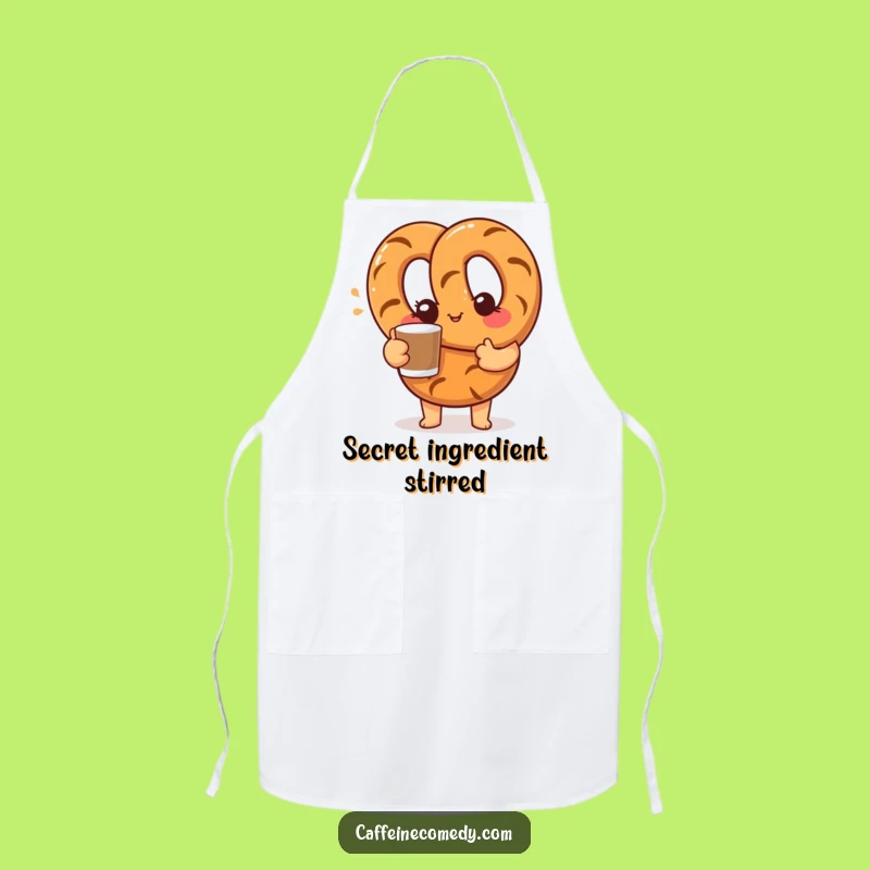 Funny Pretzel Chef Apron - Hilarious Kitchen Accessory with a Wink