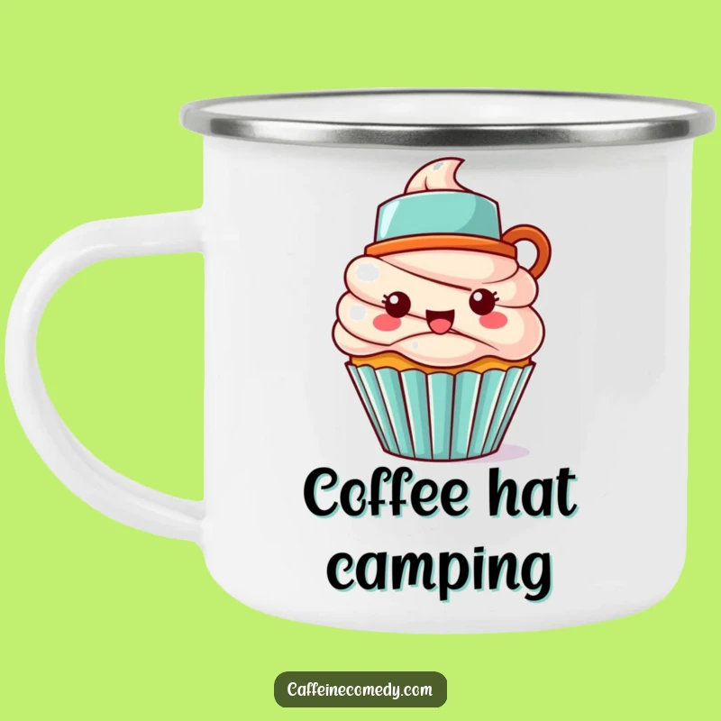 Campfire Comfort: Funny Kawaii Cupcake Mug