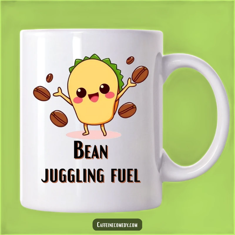 Funny Kawaii Taco Juggling Coffee Mug: A Hilarious Morning Boost Gift