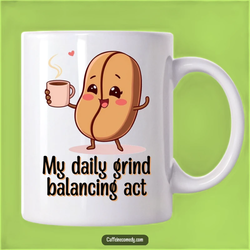 Funny Coffee Bean Juggling Mug - The Perfect Caffeine Lover's Gift!
