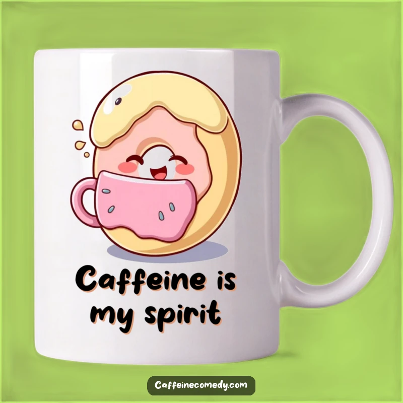 Funny Donut Wink Mug: Giant Coffee Sipping Treat Gift