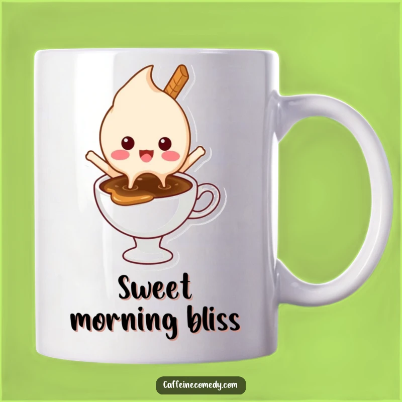 Funny Ice Cream Coffee Mug - Hilarious Melting Design for Coffee Lovers