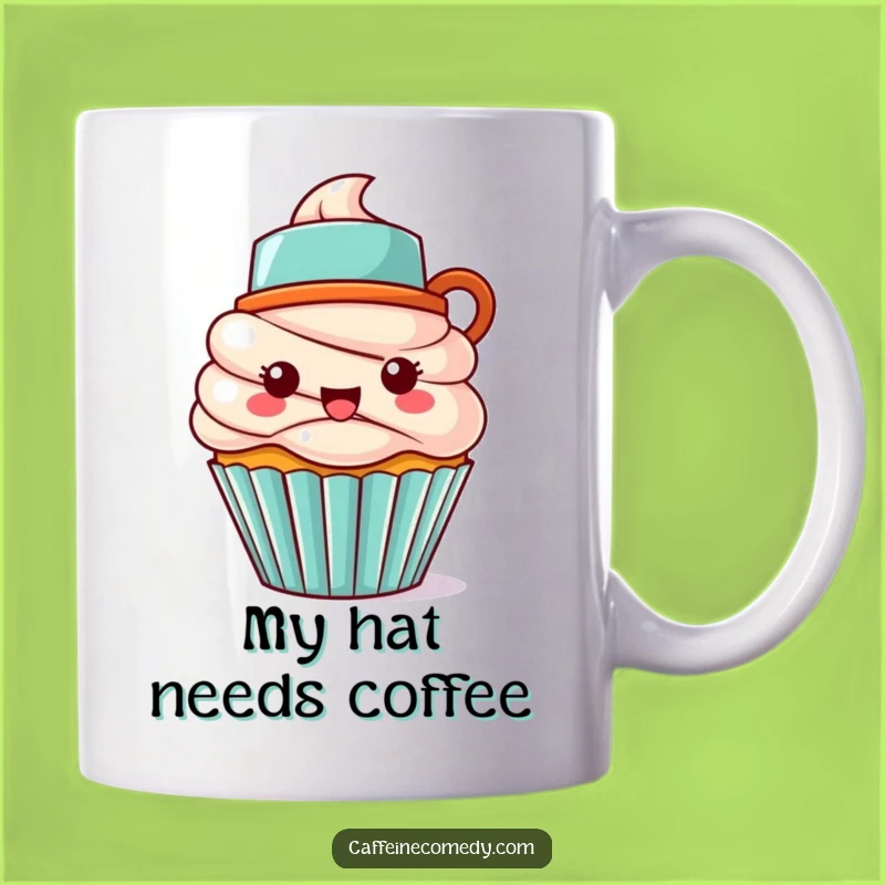 Funny Kawaii Cupcake Coffee Mug - Adorable Morning Delight Gift