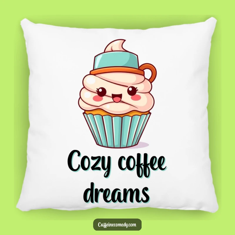 Cuddle Up with Sweetness: Funny Kawaii Cupcake Pillow