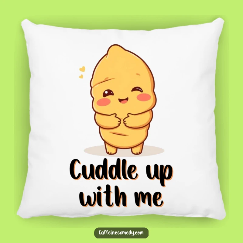 Funny Croissant Hug Pillow: Cozy Pastry Comfort - Perfect Funny Gift for Soft Hugs!