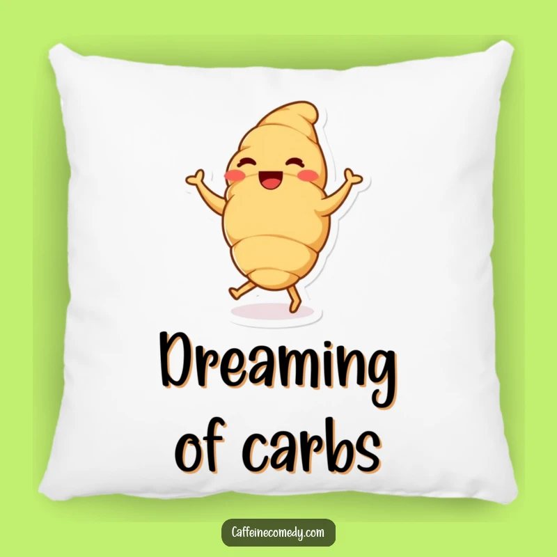 Funny Croissant Dance Pillow: Cuddle Up with Sweet Humor, Perfect Gift