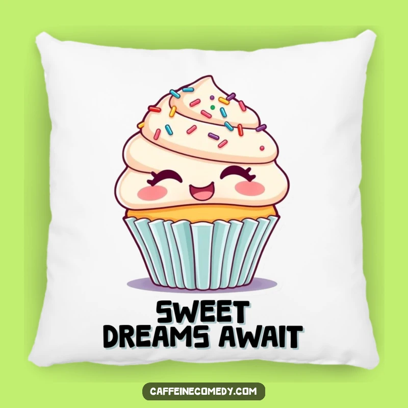 Funny Giggling Cupcake Pillow - Cozy Comfort with a Sweet Twist!