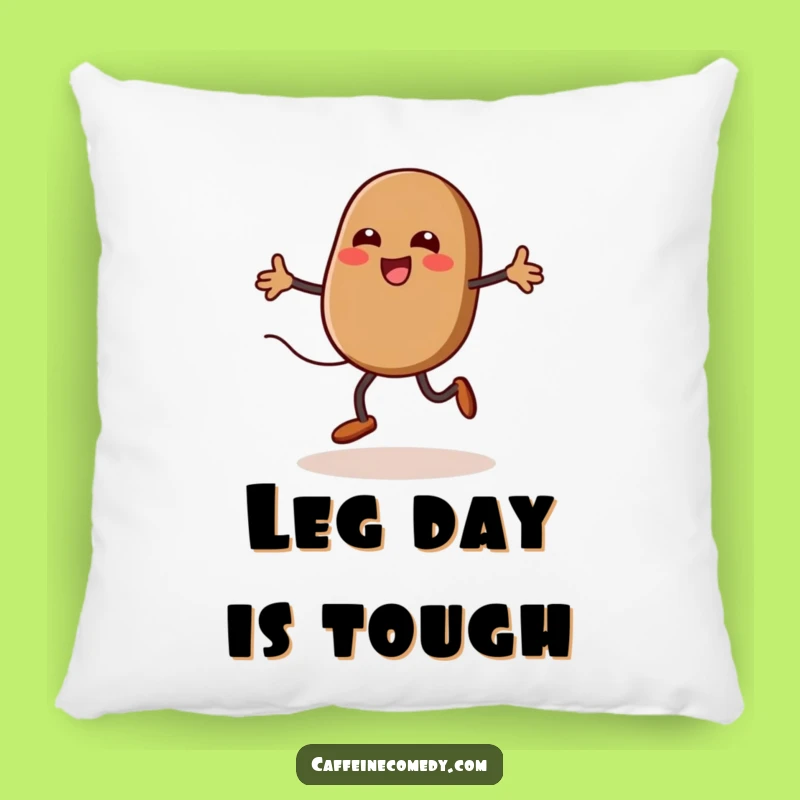 Funny Kawaii Coffee Bean Pillow: Cozy & Hilarious Comfort for Coffee Enthusiasts