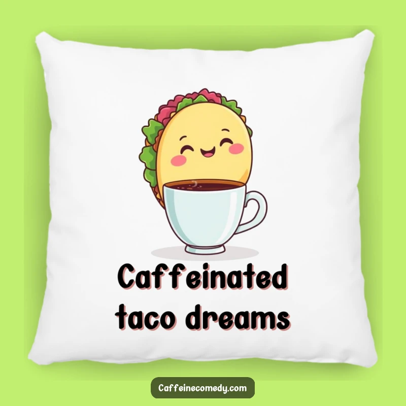 Funny Taco Coffee Pillow - Cozy Comfort with a Side of Humor!