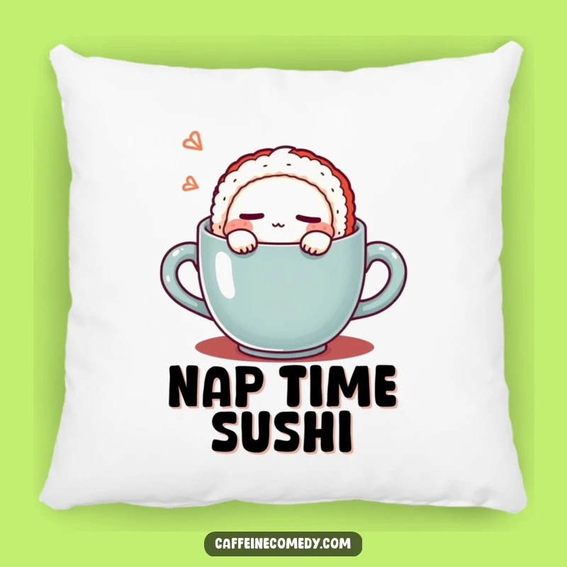 Funny Kawaii Sushi Coffee Pillow: Cozy Comfort for Sushi Lovers
