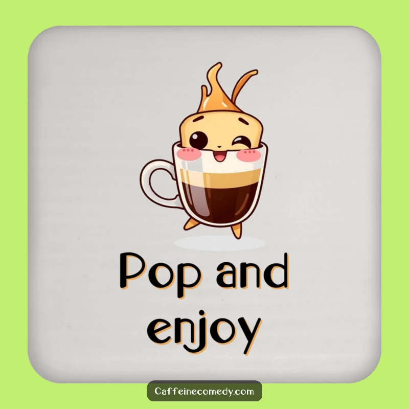 Funny Espresso Shot Coasters - Protect Surfaces with Zest!