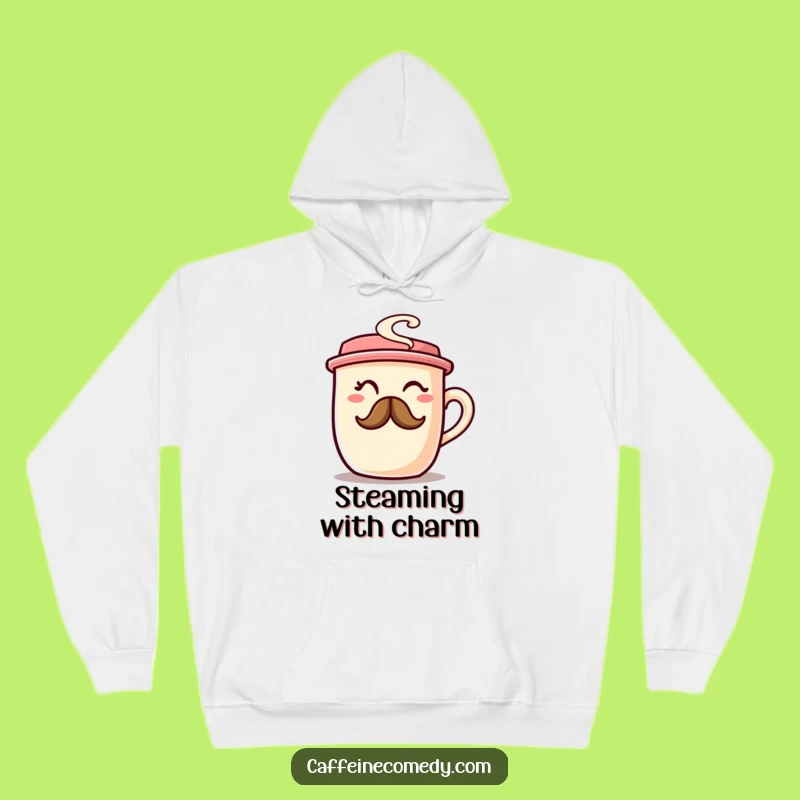 Cozy Funny Coffee Cup Hoodie: Warm Brews and Laughs, Perfect Gift