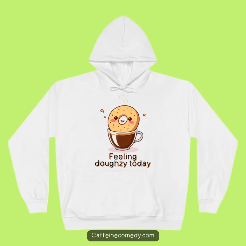 Funny Kawaii Bagel Coffee Dance Hoodie: Cozy & Cute, The Ultimate Funny Gift