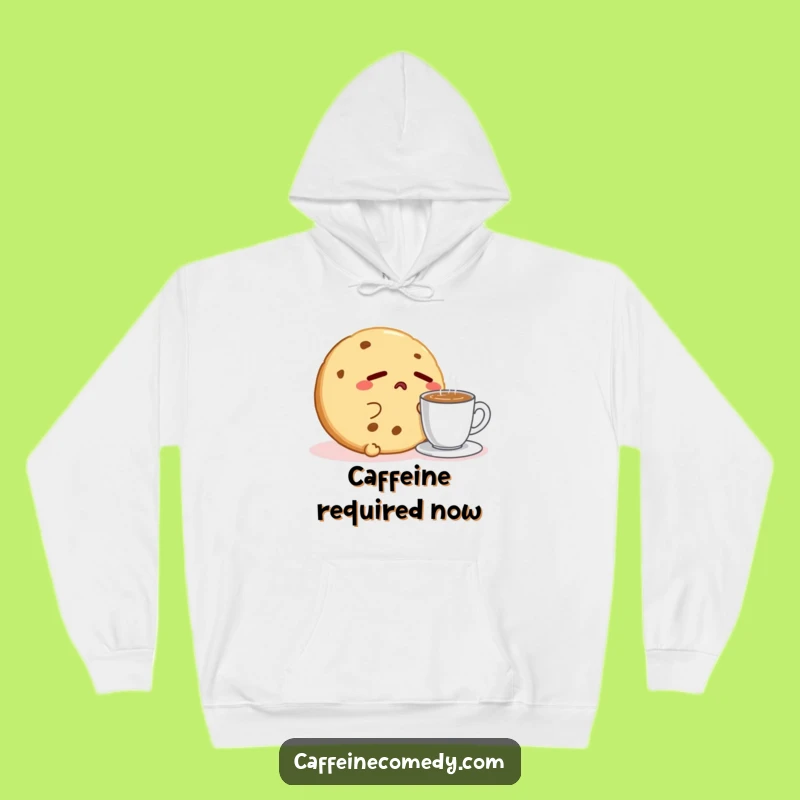 Funny Kawaii Cookie Sleepy Hoodie: Cozy Up with Hilarious Morning Vibes