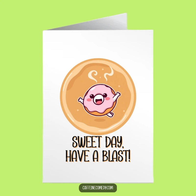 Free Printable Kawaii Donut Birthday Card: Latte Leap Humor DIY