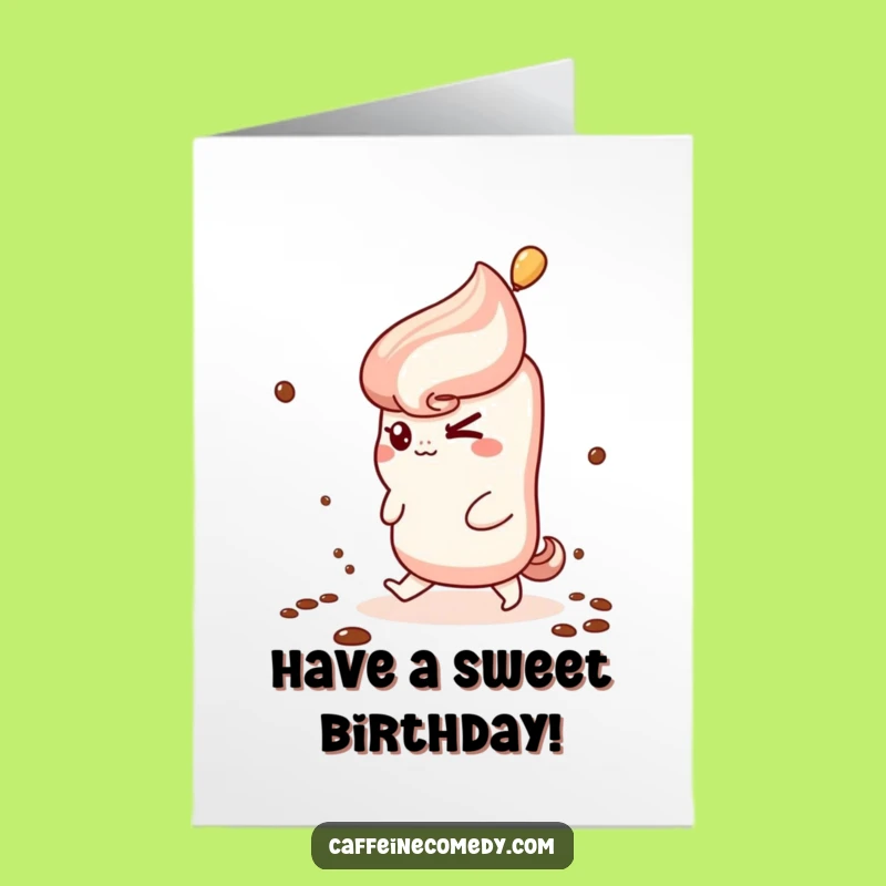 Free Printable Birthday Card: Churro's Coffee Climb, Funny Downloadable Treat