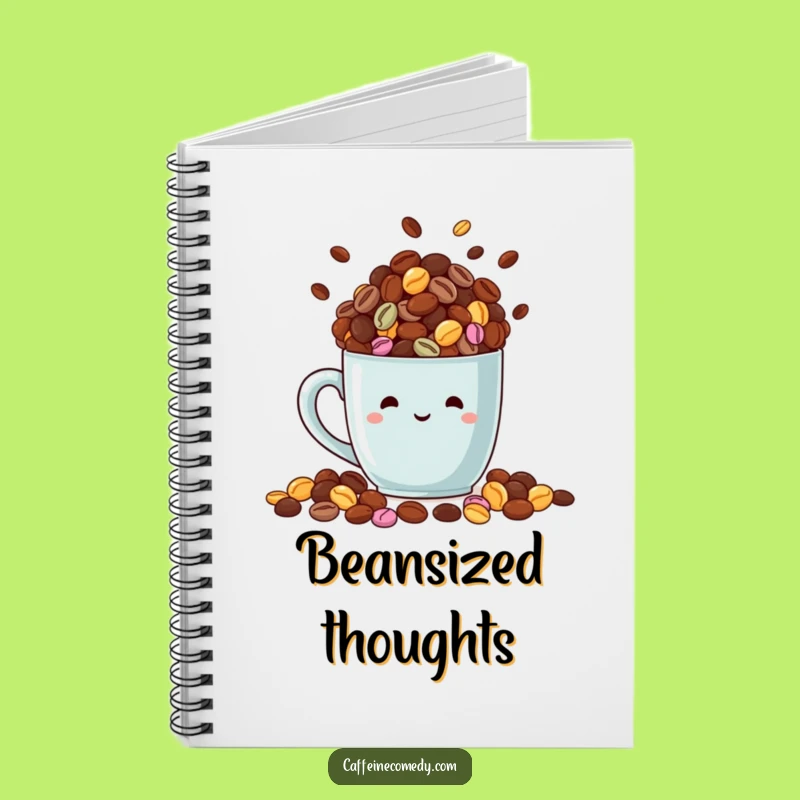Funny Coffee Bean Notebook: Jot Down Your Coffee Ideas!