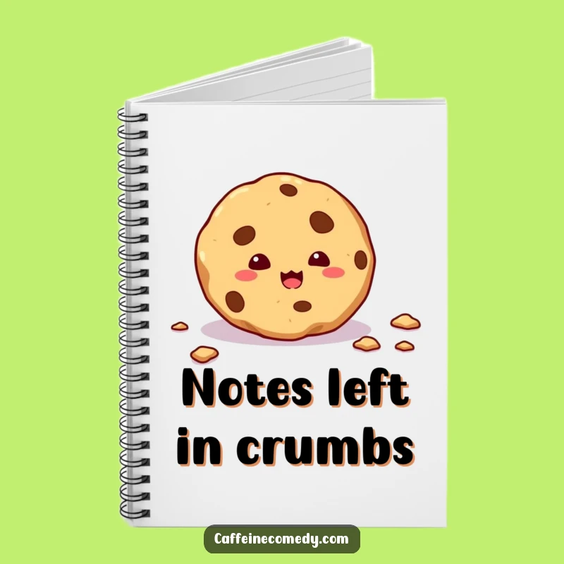 Funny Cookie Crumbs Notebook: Jot Down Sweet Ideas!
