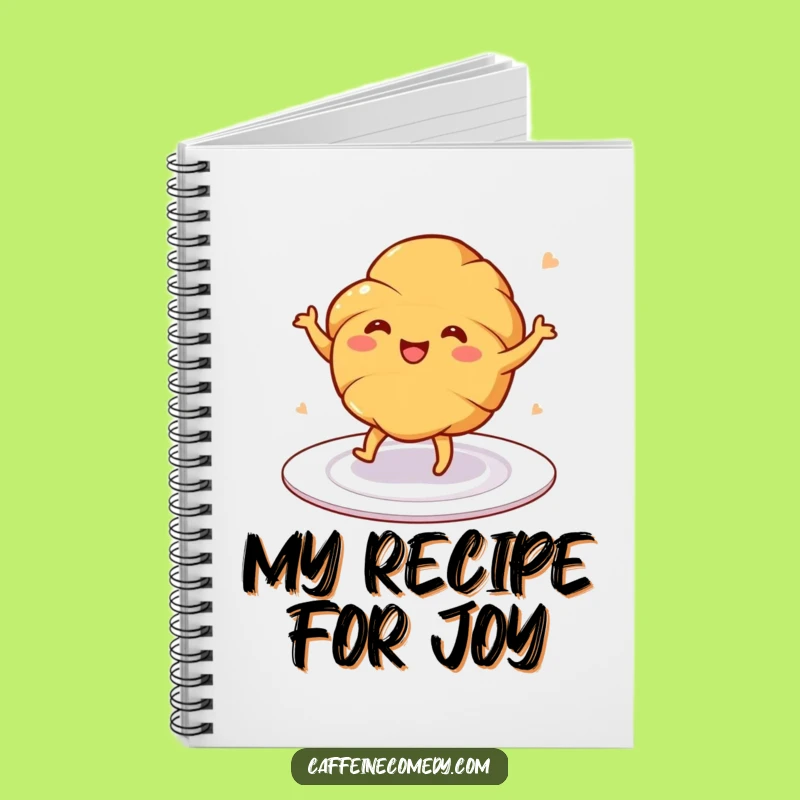 Funny Croissant Dance Notebook - Jot Down Delicious Ideas!