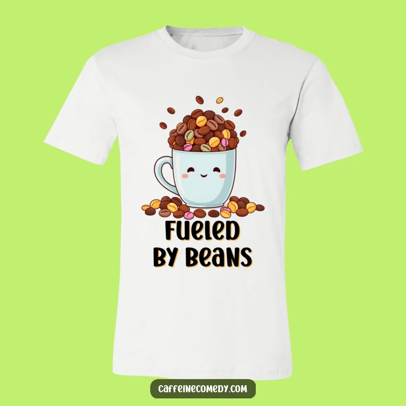 Funny Coffee Bean Lover T-Shirt: Wear Your Caffeine Passion!