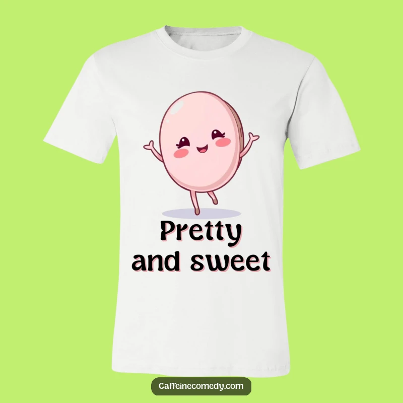 Funny Macaron T-Shirt: Wear the Graceful Twirl, a Chic and Funny Gift!