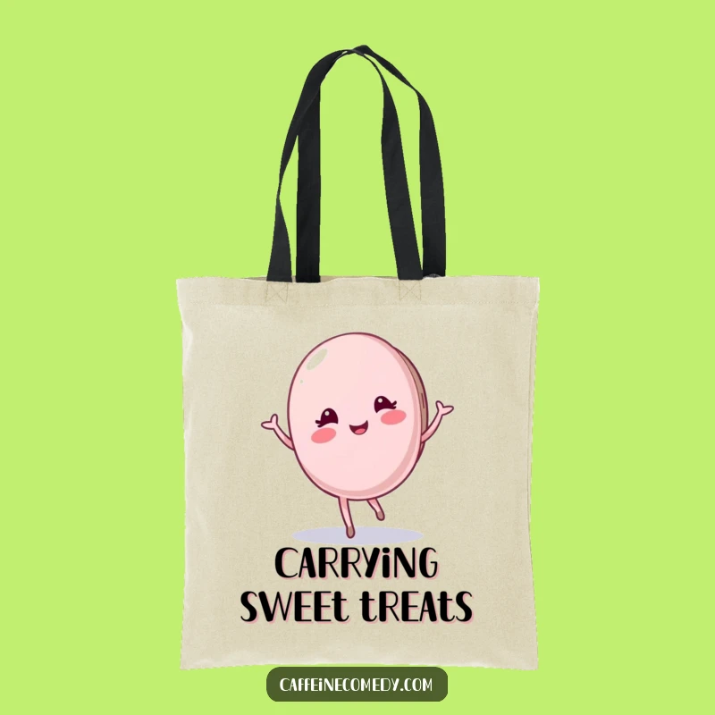Funny Macaron Tote Bag: Carry Your Style with a Twirl, a Chic and Practical Gift!